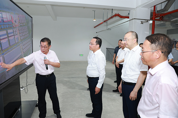 2024年7月23日，淮安市市長(cháng)顧坤調研今世緣南廠(chǎng)區技改項目建設